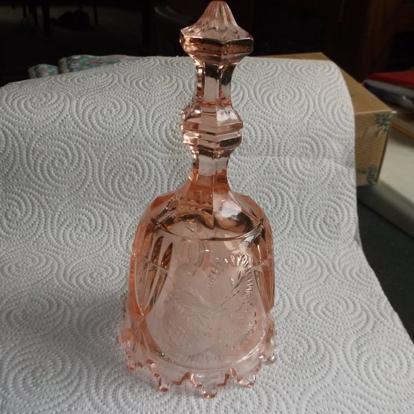 pressed glass bell